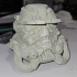 Cyberpunked Stromtrooper helm - storm trooper competition print image