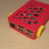 Hinged Raspberry Pi case (3B+ etc) print image