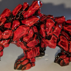 Picture of print of FREE Elemental Wolves - Pack 2 - 32 mm scale This print has been uploaded by Brian Ross Edwards