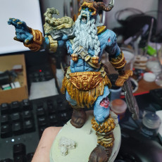 Picture of print of Zombie Frost Giant - Giant - PRESUPPORTED - 32mm Scale