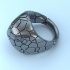 Voronoi cracked ring image