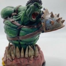 Picture of print of Wicked: The Hulk from Planet Hulk Bust