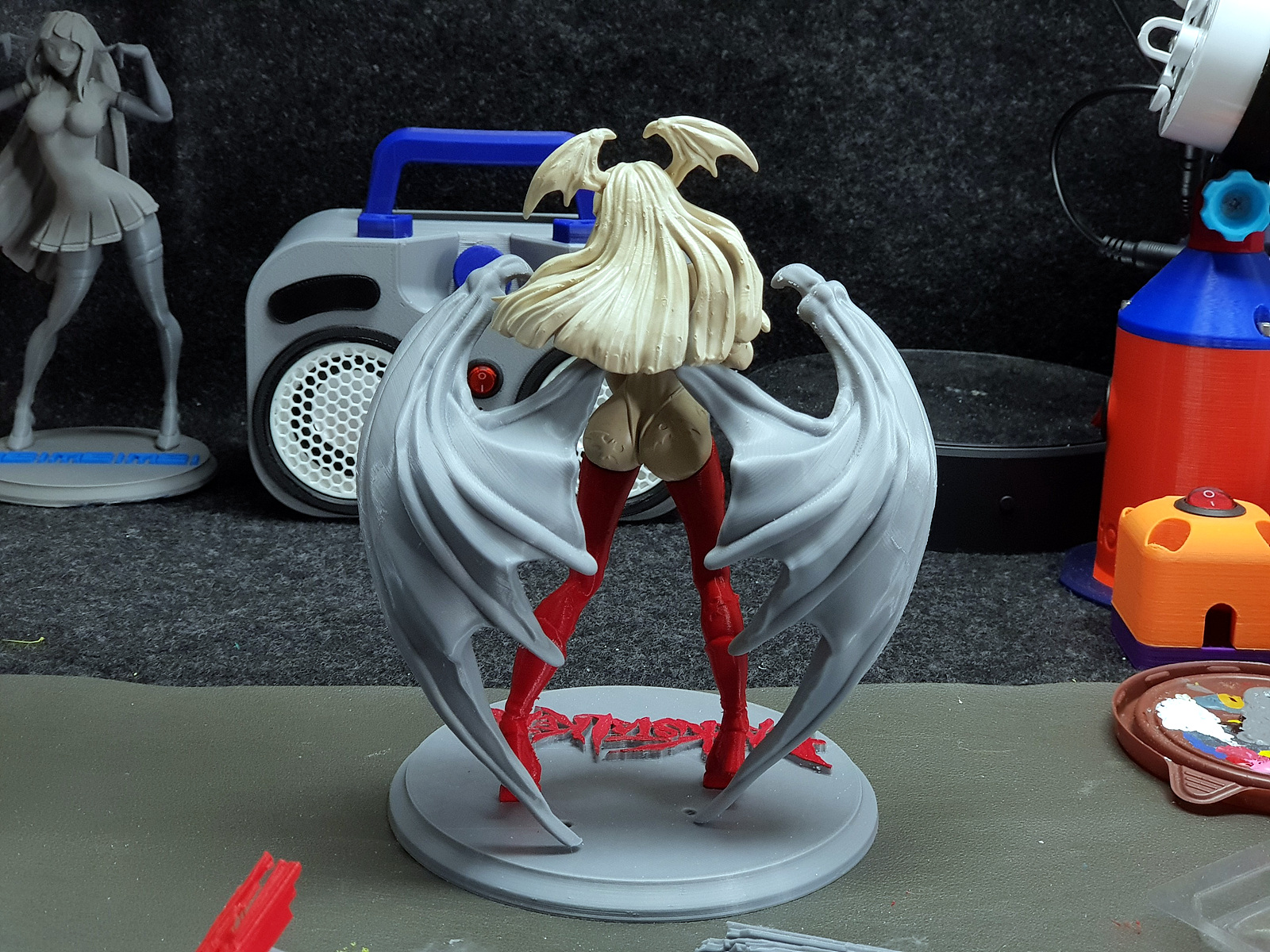 Demon Morrigan 3D Printing Unpainted Figure Model GK Blank Kit New Toy In Stock 