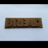 Bread label/plaque image