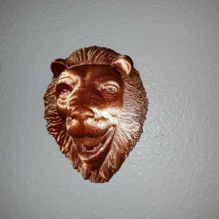 Lions Head Display - wall mount