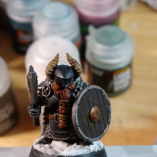 Picture of print of Dwarf Axe and Shield Unit