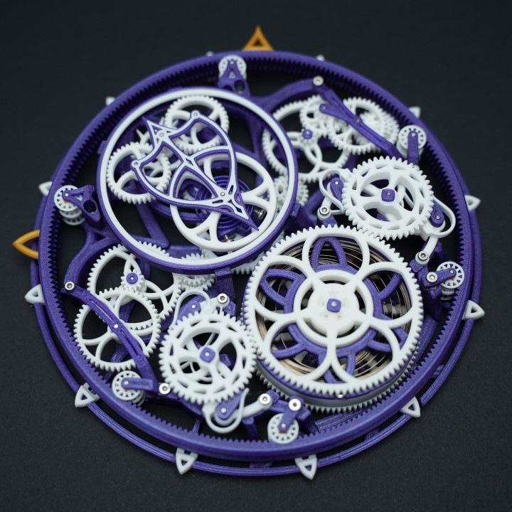 Tourbillon Mechanica - Tourbillon Escapement Mechanical Clock (Assembly guide pdf in description)'s Cover
