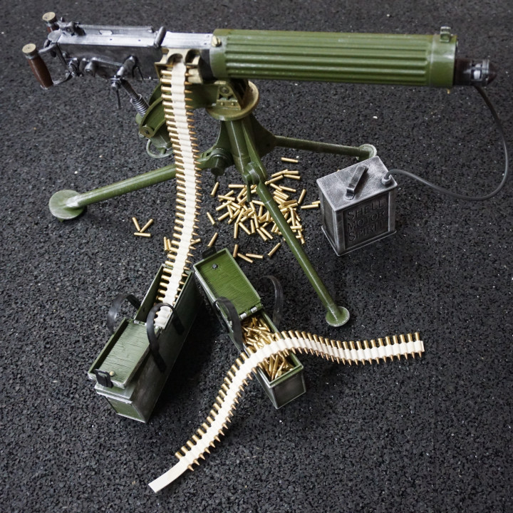 Accessories for Vickers Maxim Machinegun - scale 1/4