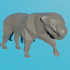 Low poly panther image
