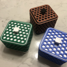 Picture of print of Square Hex Box