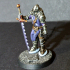 Fantasy medieval knight warrior with great sword print image