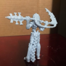 Picture of print of Undead space cyborg lady warrior