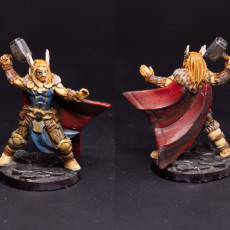 Picture of print of Thor god viking barbarian