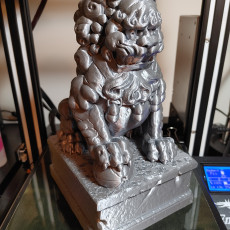 Picture of print of Lion Statues