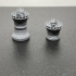 Brazier set for 28mm DnD Tabletop gaming terrain- 3 sizes image