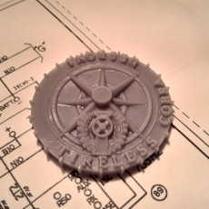Picture of print of 32mm Imperial Battleship Flying Stand Base