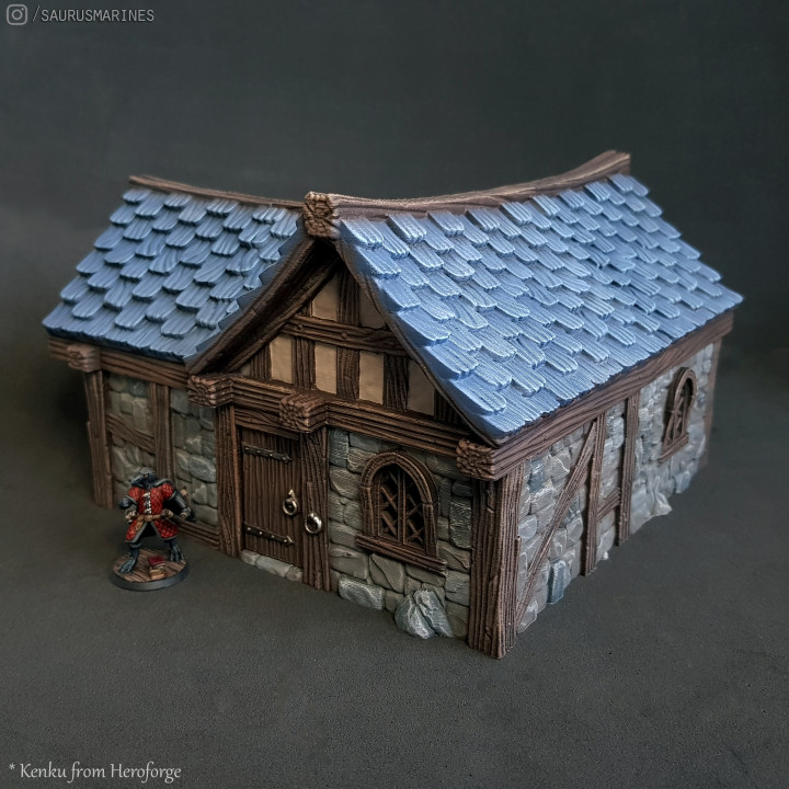3D Printable Fantasy house by Vae Victis Miniatures