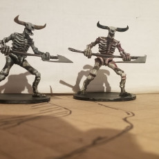 Picture of print of Minotaur Skeleton Updated