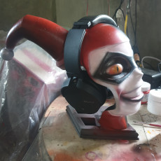 Picture of print of Harley Quinn Headphone Stand This print has been uploaded by Smoochiees