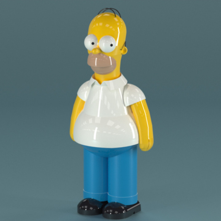 the simpsons homer 3d pdi softimage