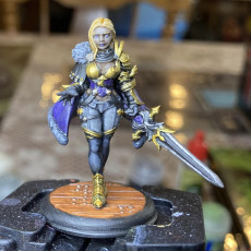 Picture of print of Leanne  - Warrior Princess - 32mm - DnD