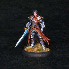 Picture of print of Lydia, the Lioness - Swordswoman - 32mm - DnD - This print has been uploaded by Doctor Faust