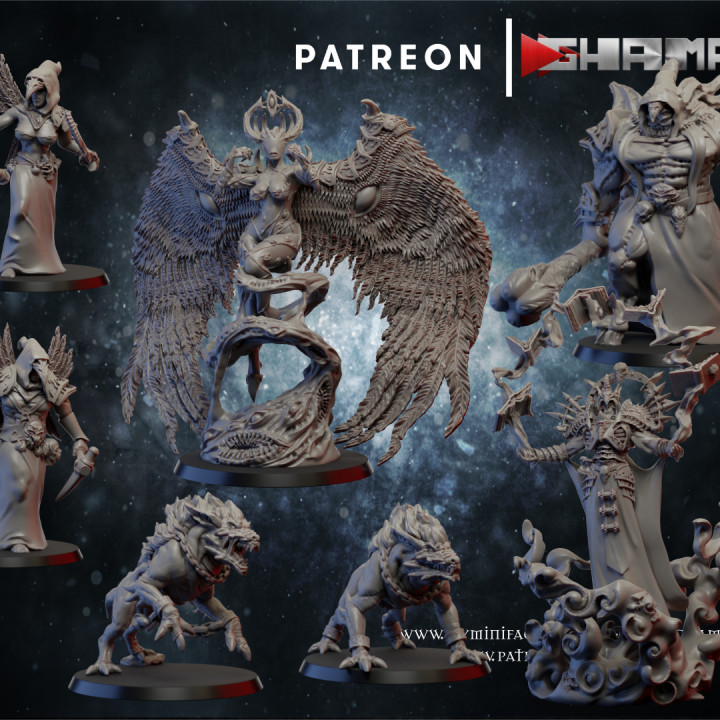 HellDogs rpg 32mm Miniatures Ghamak Chaos Demons *POSE & SET OPTION* 40k warhammer