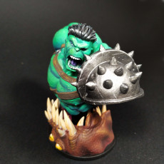 Picture of print of Wicked Marvel Hulk 3d Bust: Avengers STL ready for printing This print has been uploaded by Krisztian Pifko