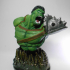 Wicked Marvel Hulk 3d Bust: Avengers STL ready for printing print image