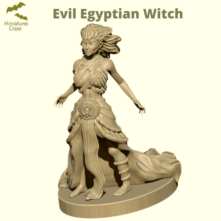 Evil Egyptian Witch's Cover