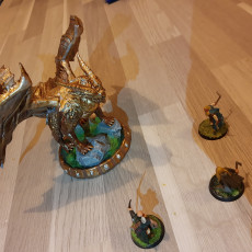 Picture of print of Adult Copper Dragon Pack (supported)