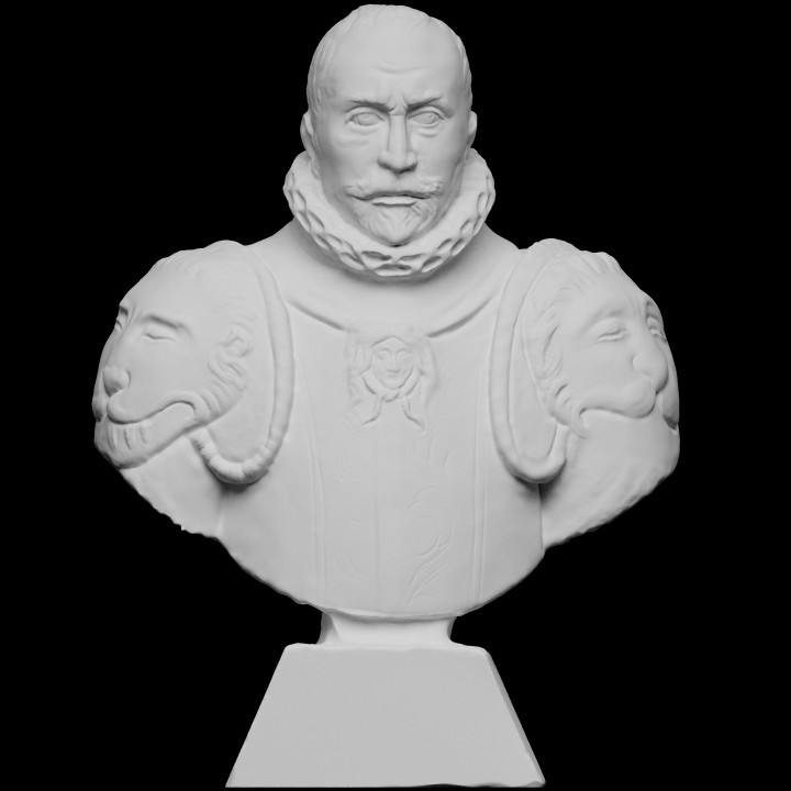 Marble Bust of a Gentleman in Armour