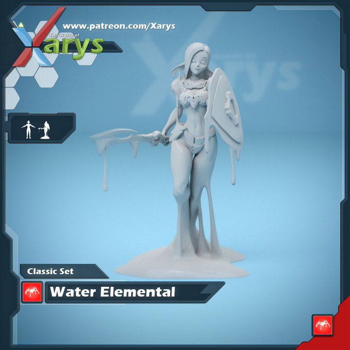 $3.99Female Water Elemental