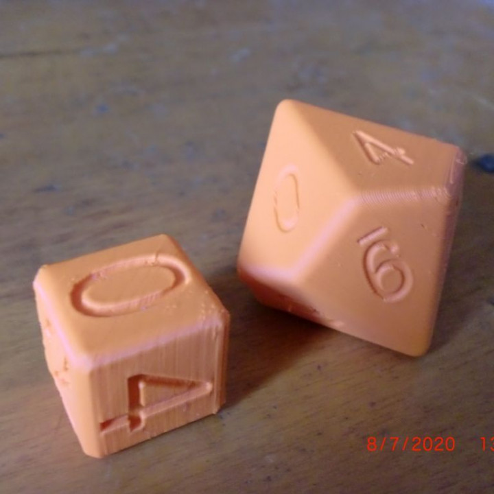 Lotto numbers Dice pair.