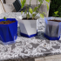 Hexagon Flower Pots with Saucer image