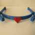 Superman face shield visor image