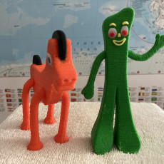 Picture of print of Gumby and Pokey