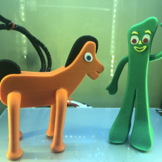 Picture of print of Gumby and Pokey