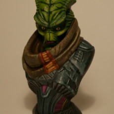 Picture of print of Alien Bounty Hunter bust This print has been uploaded by LB