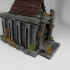 Graveyard crypt with removable roof and wall image