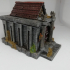 Graveyard crypt with removable roof and wall image