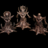 dnd The lady Of Pain Fantasy TTRPG Miniature With Varied Head Pieces image