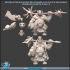 Varksoar Kit #1 - 2 Heads, 2 Bodies+Weapons, 2 Right Arms + 2 Ready-to-Print Minis + Pre-Supported Files image