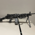 M249 SAW  FN MINIMI - scale 1/4 print image