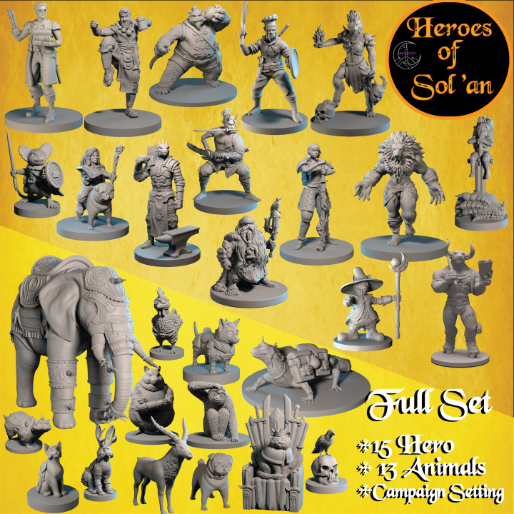 Heroes of Sol'an STL's Cover