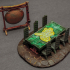 Asian Table and Chairs, Pre Supported 28mm Scale image