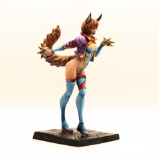 Picture of print of Cat Girl Brawler - Cute Desktop Girl - 120mm This print has been uploaded by Paul Malone