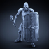 Skeleton - Heavy Infantry - Spear + Square Shield - Idle Pose image
