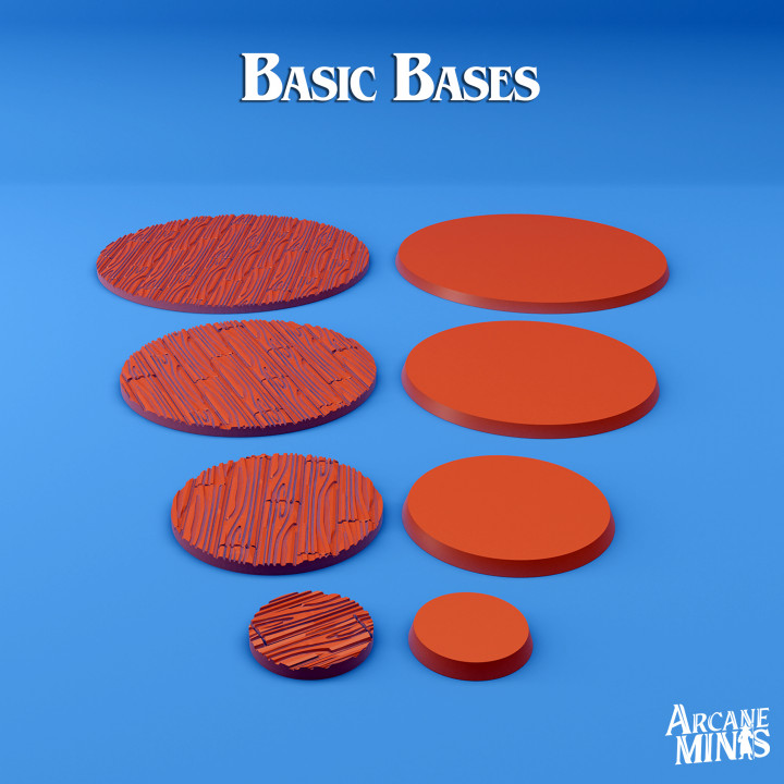 Arcane Minis - Basic Bases