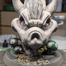 Picture of print of Bowser Skull Incense Holder Statue